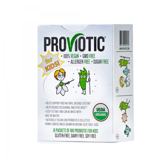 Naturally Vegan Certified Organic Bio Proviotic for KIDS - 10 Packets 